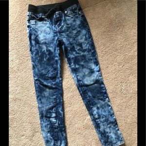 Denim Tie Dye Jeggings